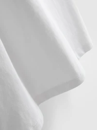 Sleeveless Padded-Shoulder Tee