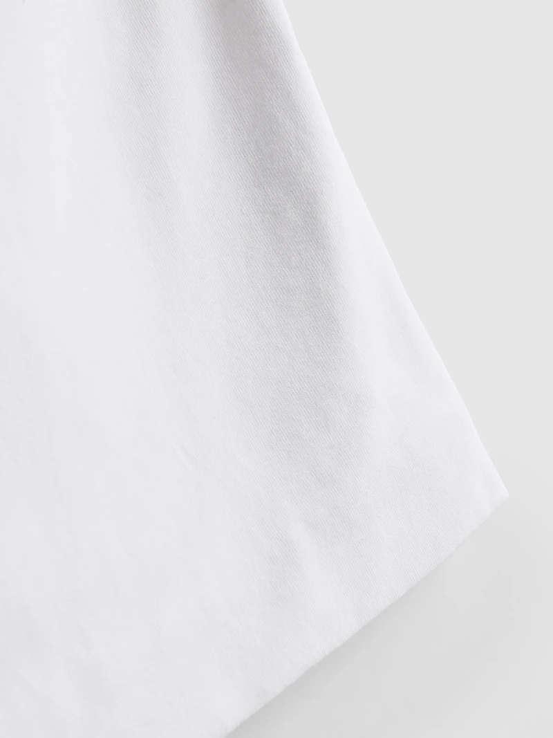 Cotton-Rich Bandeau Top