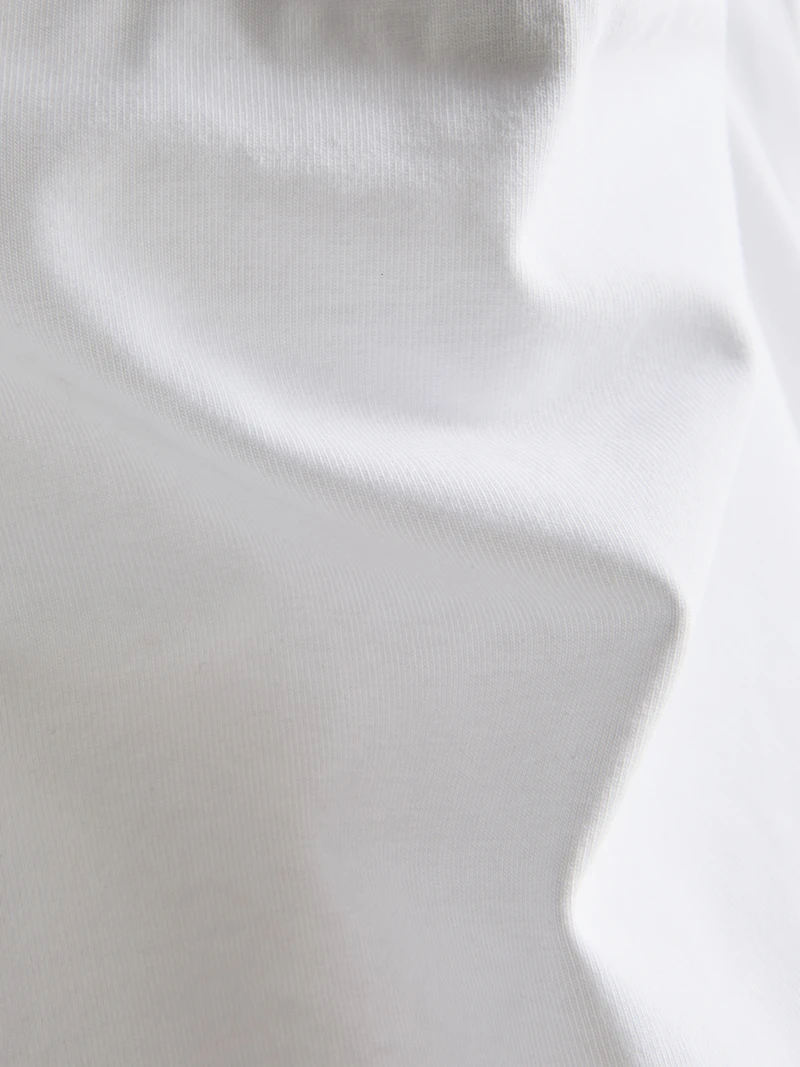 Cotton-Rich Bandeau Top