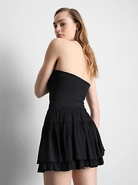 Cotton-Rich Bandeau Top