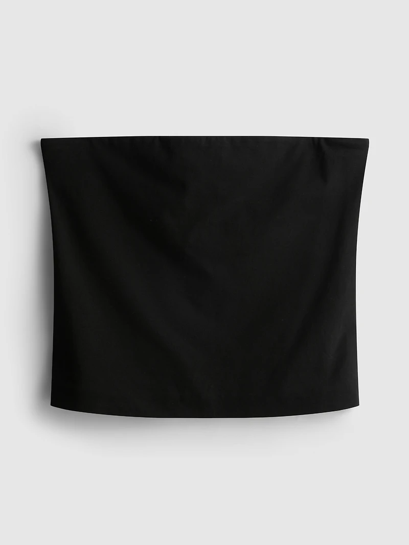 Cotton-Rich Bandeau Top