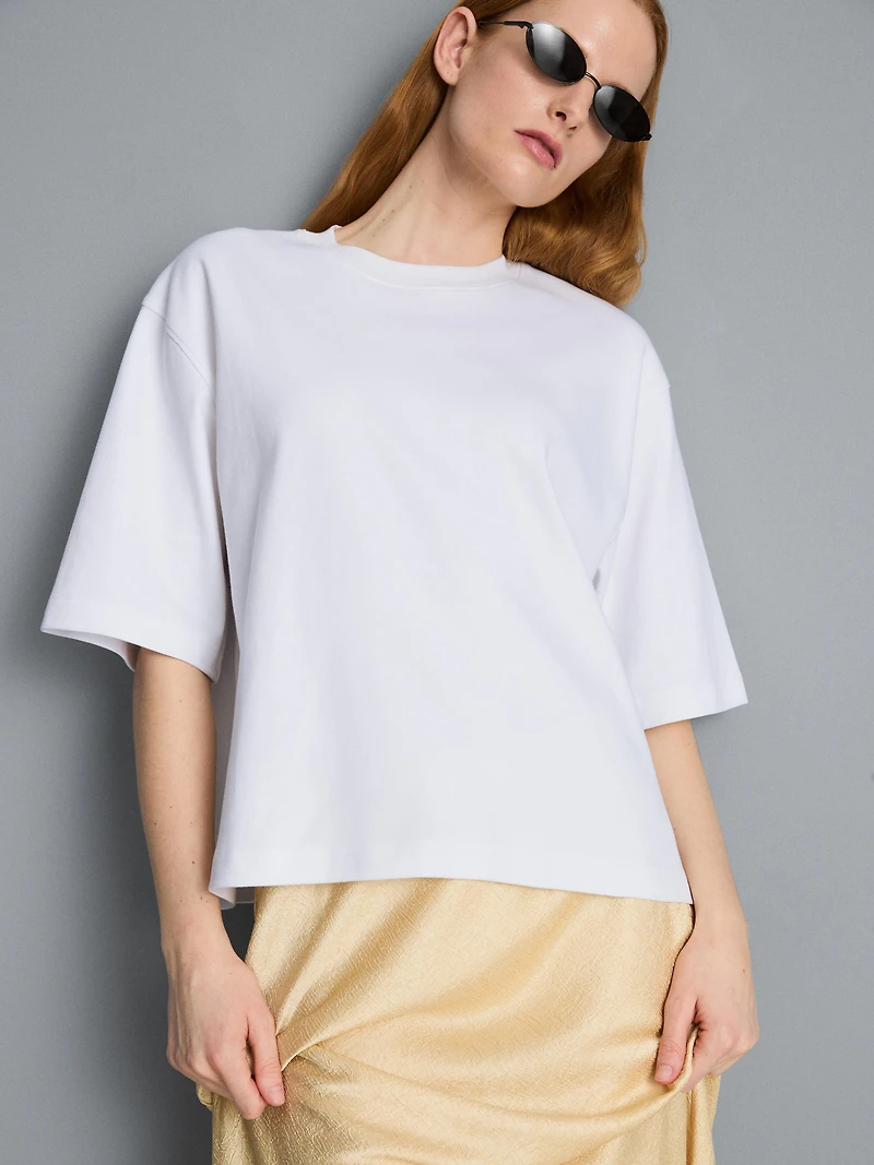 Cotton Oversized Tee