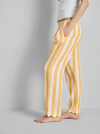 Love To Lounge Ruffle Straight-Leg Pajama Bottoms