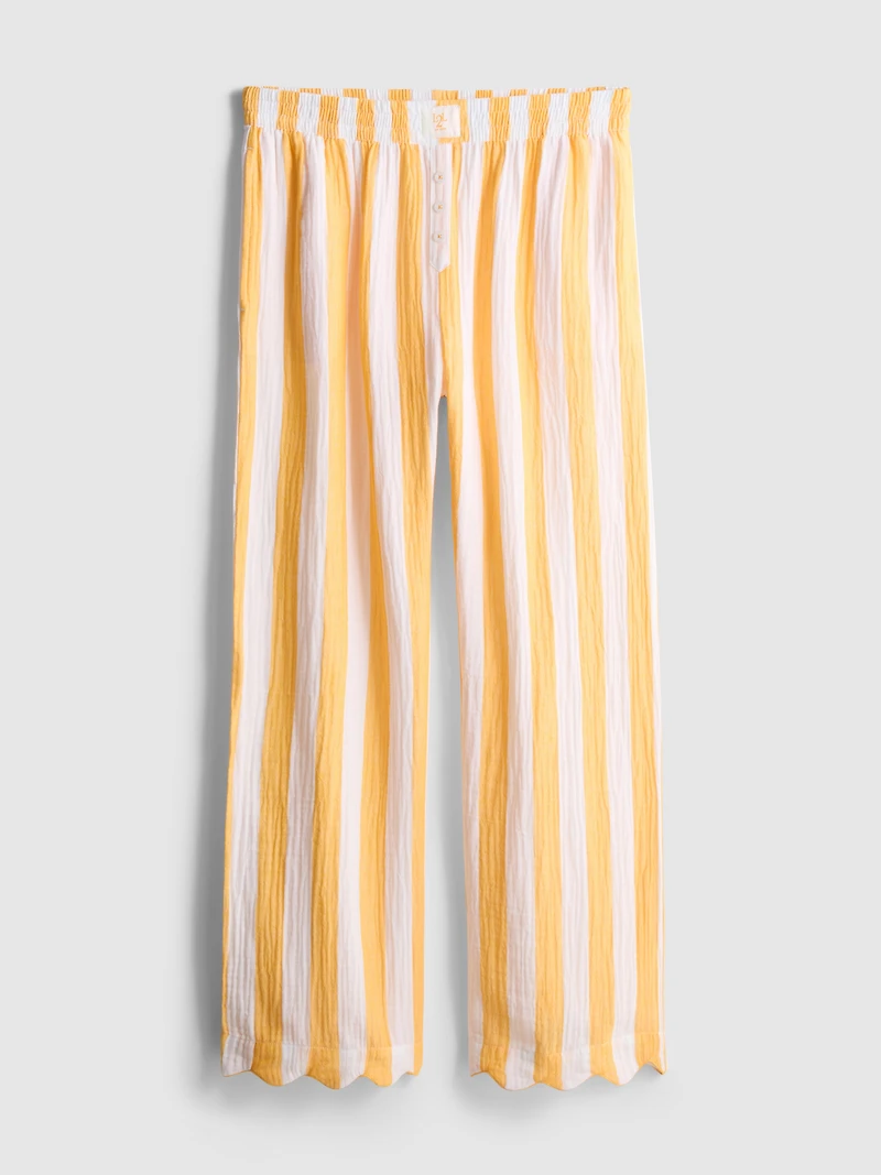 Love To Lounge Ruffle Straight-Leg Pajama Bottoms
