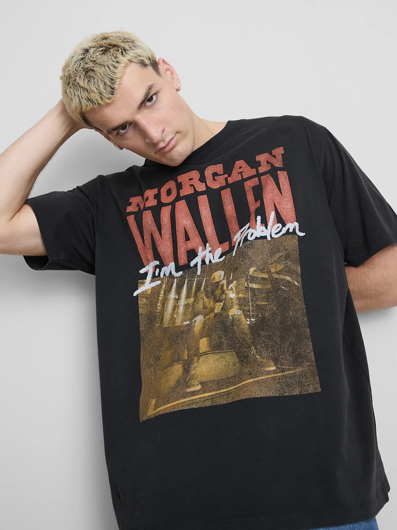 Relaxed Morgan Wallan Graphic Music Tee
