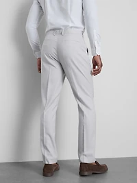 Regular Textured Suit Pants