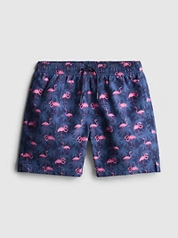 7-15yrs | Flamingo Graphic Swim Shorts