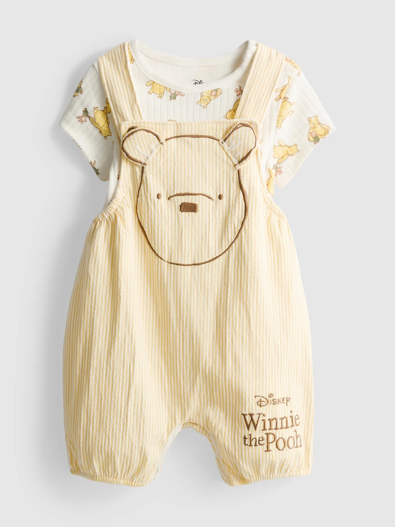 0-18mths | Disney’s Winnie the Pooh Bodysuit and Overalls Newborn Set