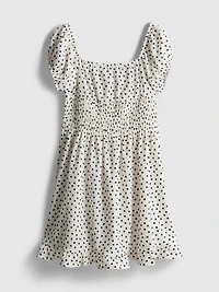 7-15yrs | Puff Sleeve Dress