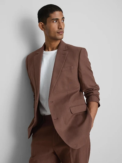 The Edit Linen Blend Suit Jacket