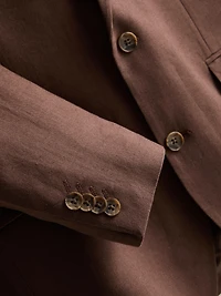 The Edit Linen Blend Suit Jacket