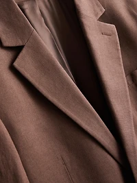 The Edit Linen Blend Suit Jacket