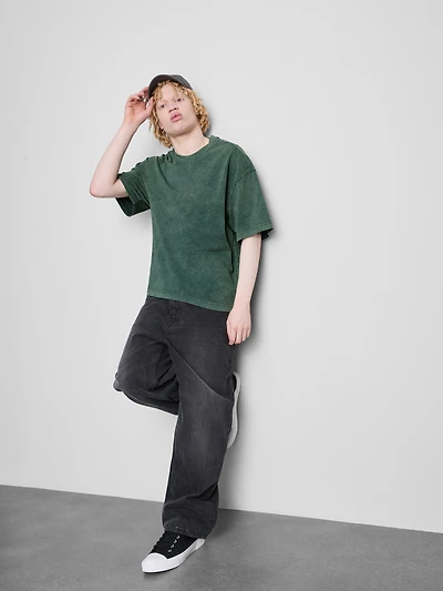 Short Sleeved Washed T-Shirt