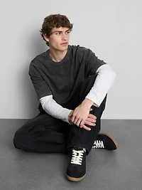 Short Sleeved Washed T-Shirt