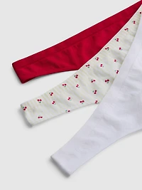 3pk Seamless Thongs