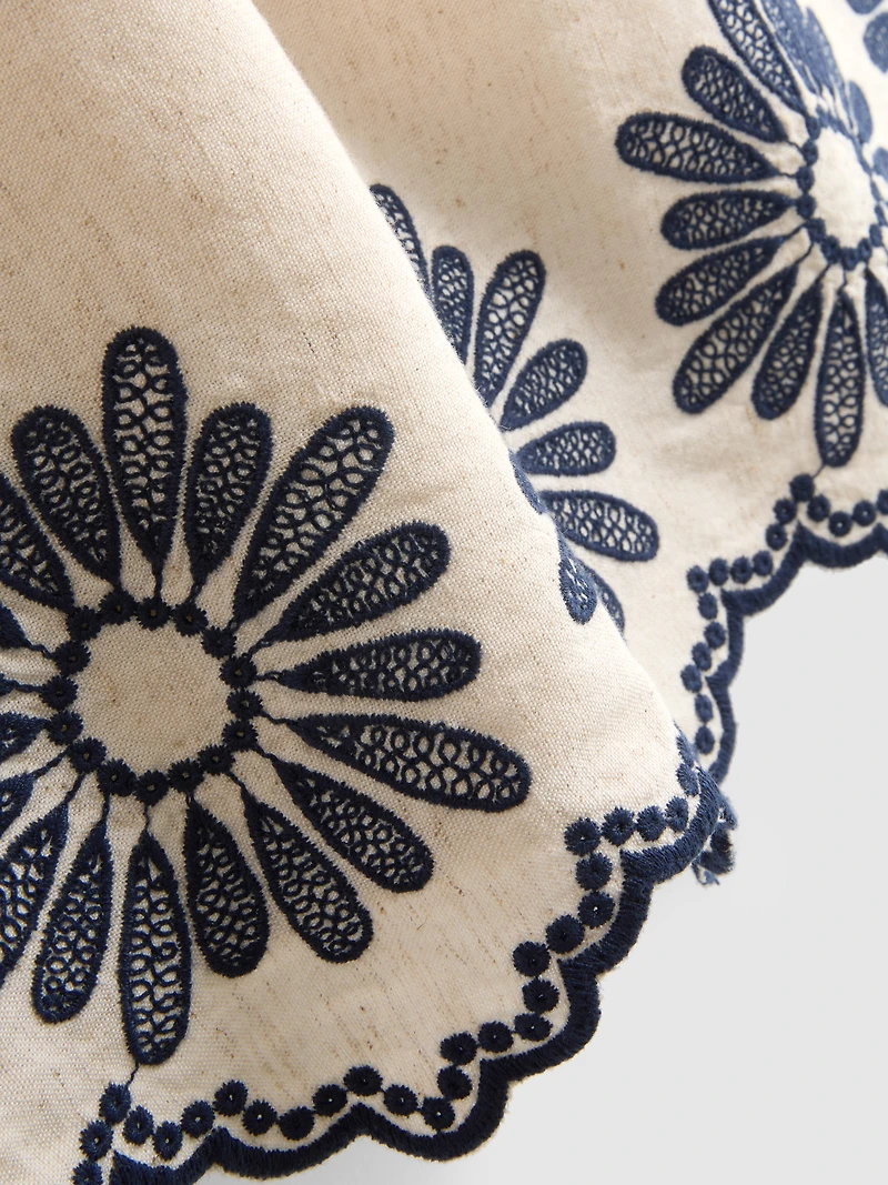7-15yrs | Embroidered Cami Smock Dress