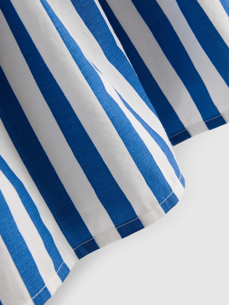 7-15yrs | Stripe Shirred Skirt
