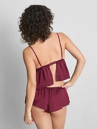 Lace-Trim Contrast Bralette