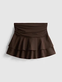 Ruched-Waist Mini Rara Skirt