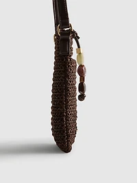 Woven Beaded Phone Bag