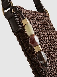 Woven Beaded Phone Bag