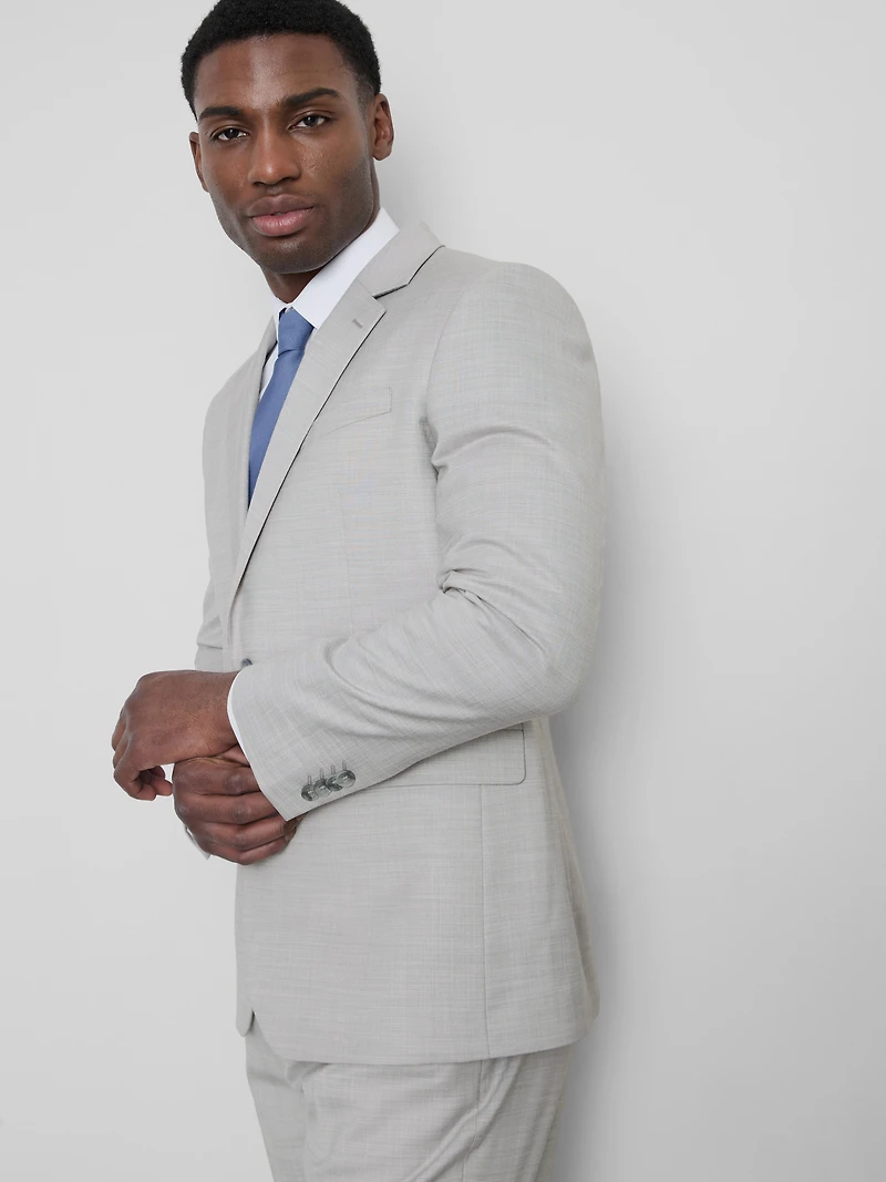 Textured Suit Jacket