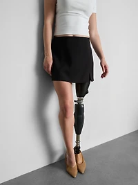 Split Front Mini Skort