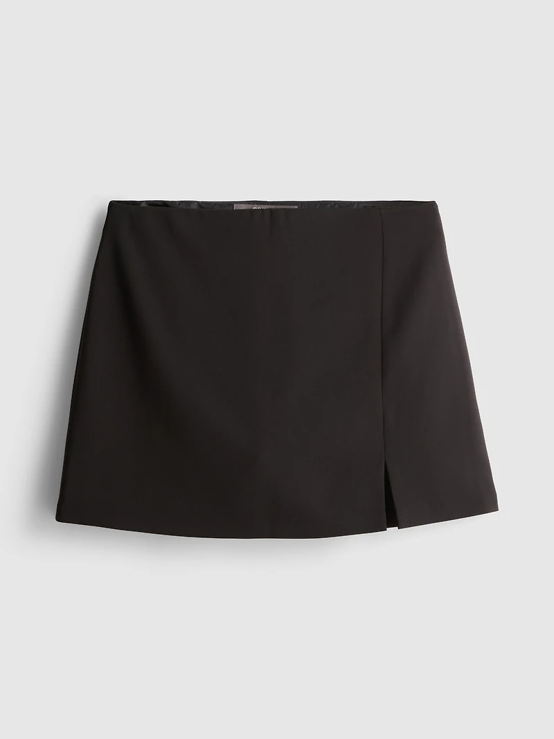 Split Front Mini Skort