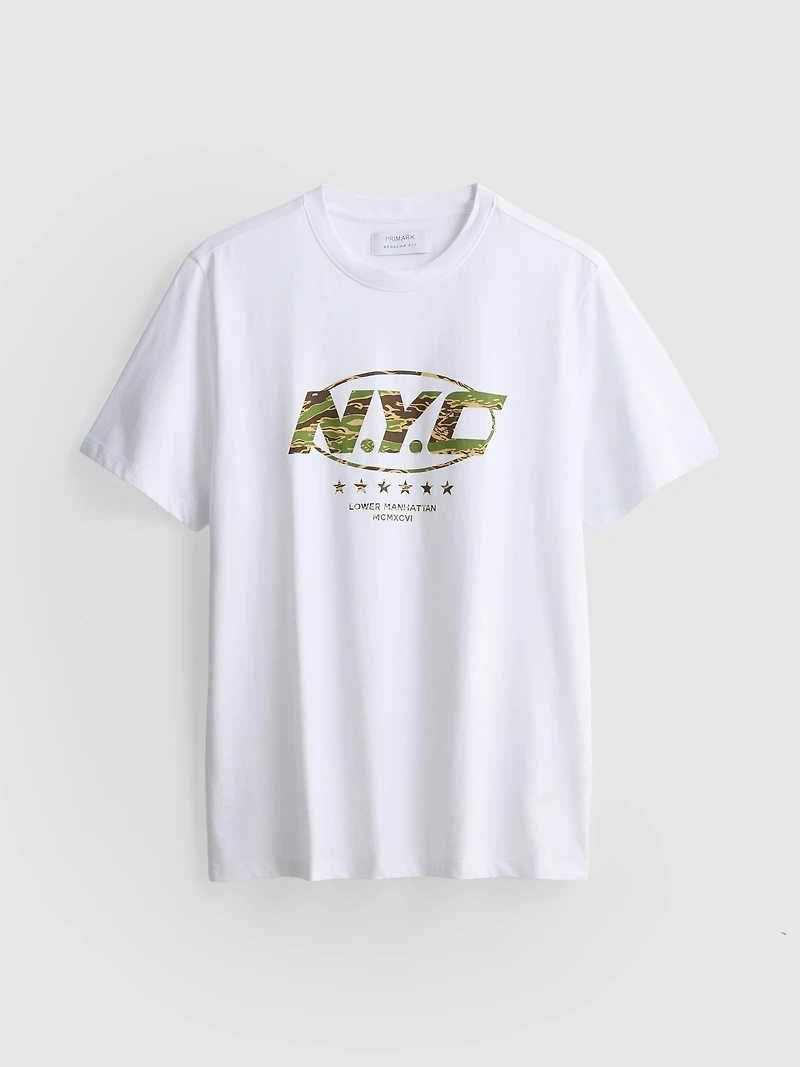 NYC Camo Graphic T-Shirt