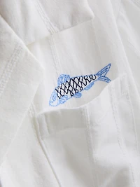 7-15yrs | Fish Embroidered Shirt