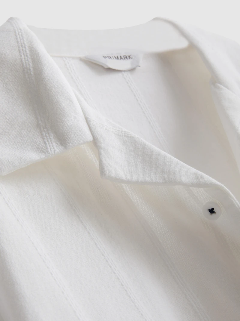 7-15yrs | Fish Embroidered Shirt