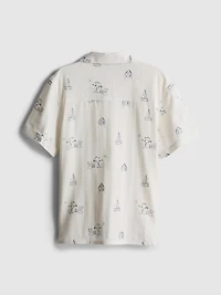 7-15yrs | Printed Textured Shirt