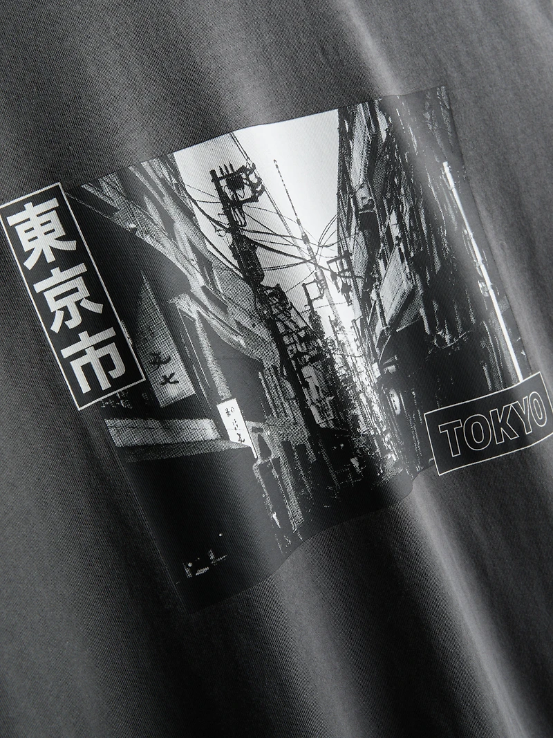 Tokyo Street Graphic T-Shirt