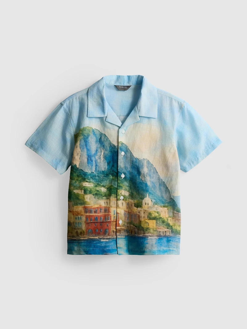 7-15yrs | Scenic Print Shirt