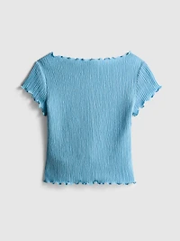 7-15yrs | Crinkle Textured Blouse