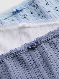 3pk Seamless Mini Boyshorts