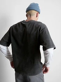 Long Sleeve Washed T-Shirt