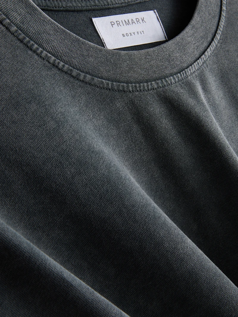 Long Sleeve Washed T-Shirt