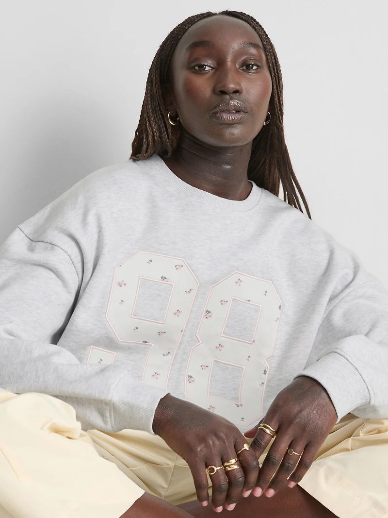Oversized 98 Ditsy Floral Sweatshirt