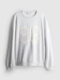 Oversized 98 Ditsy Floral Sweatshirt