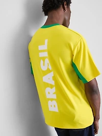 Brazil Short Sleeve Mesh T-Shirt