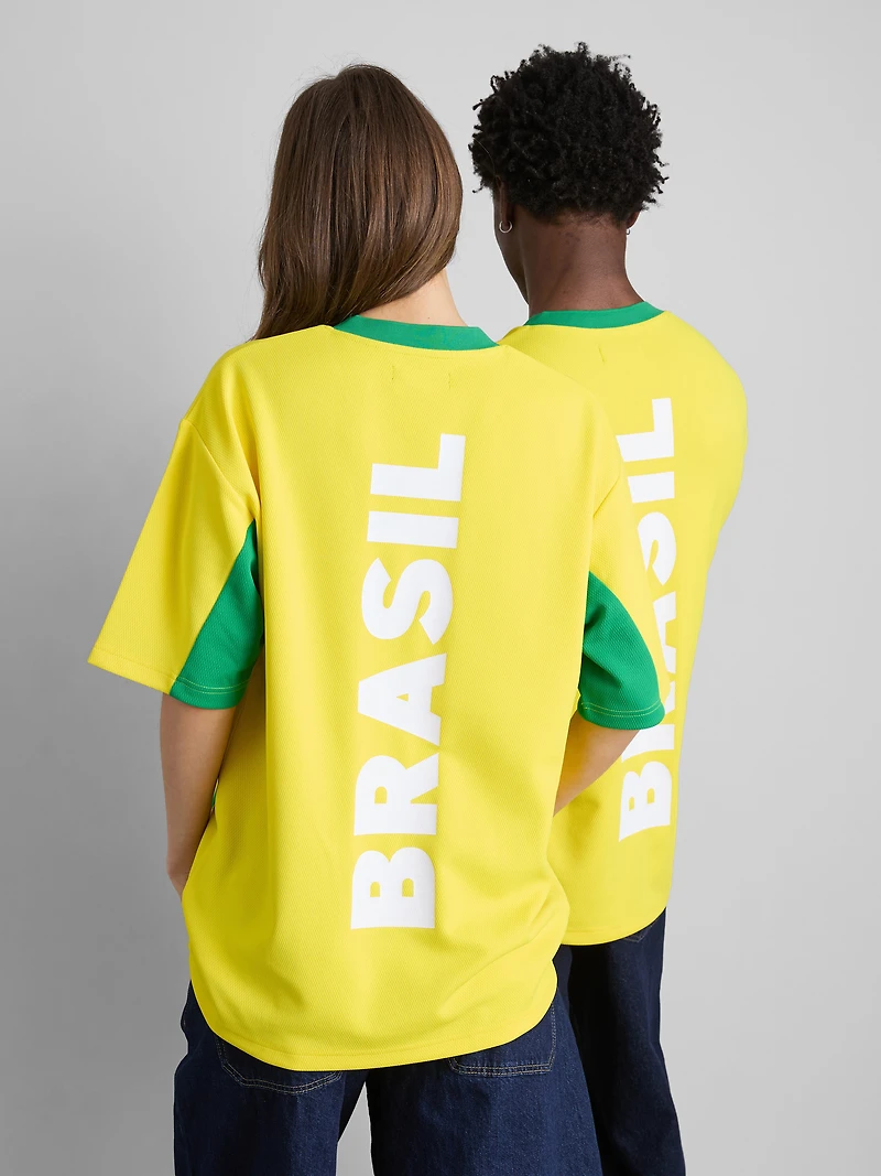 Brazil Short Sleeve Mesh T-Shirt