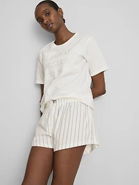 The Devil Wears Prada Cotton Embossed Shorty Pajamas