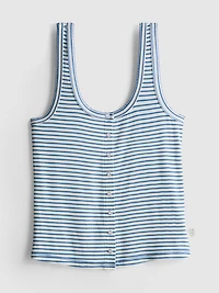 Love To Lounge Ribbed Striped Pajama Cami