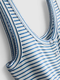 Love To Lounge Ribbed Striped Pajama Cami
