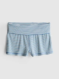 Love To Lounge Ribbed Striped Pajama Shorts