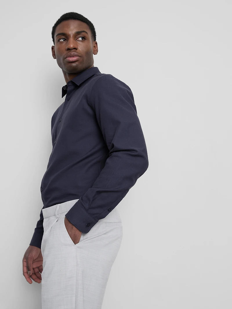 Textured Oxford Shirt