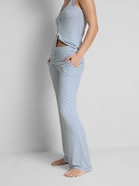 Love To Lounge Ribbed Striped Pajama Bottoms