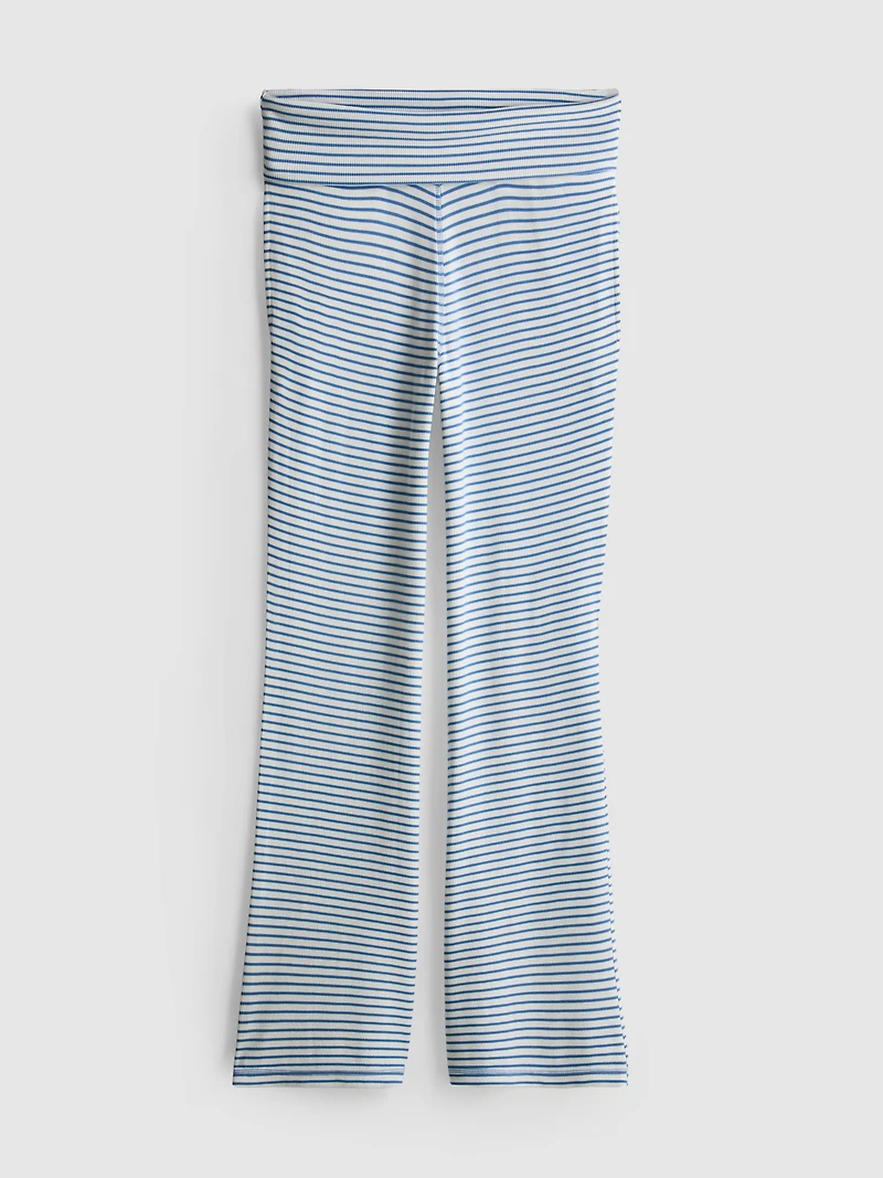 Love To Lounge Ribbed Striped Pajama Bottoms