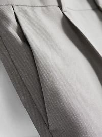 Slim Fit Dobby Texture Suit Pants